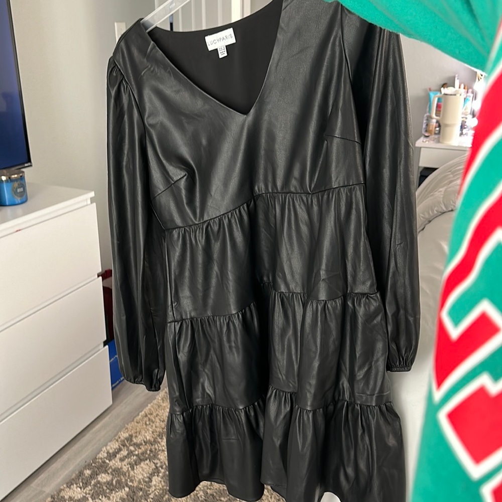 Lucy Paris leather dress